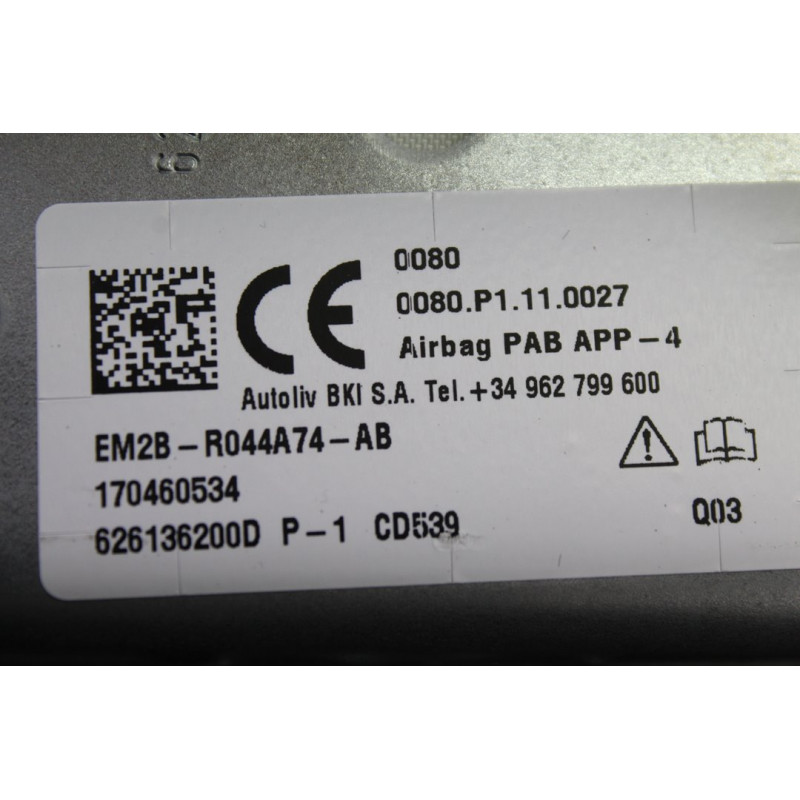  KIT AIRBAG FORD S-MAX (CDR) Trend 2017 212284 FORD - 24