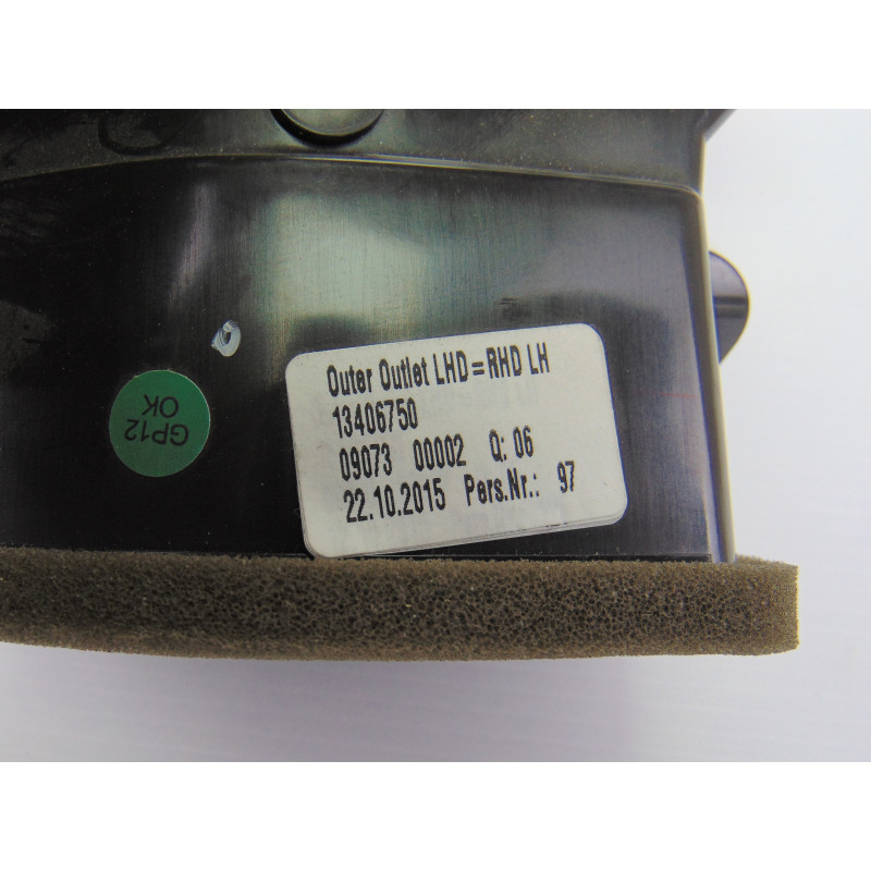 13406750  REJILLA AIREADORA OPEL ASTRA K BERLINA 5P Dynamic Start/Stop 2016 13406750 191536 OPEL - 1