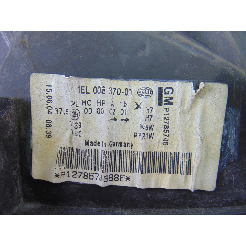 P12785746 FARO IZQUIERDO SAAB 9-3 CABRIOLET 1.8 T Linear 2004 P12785746 205553 SAAB - 3