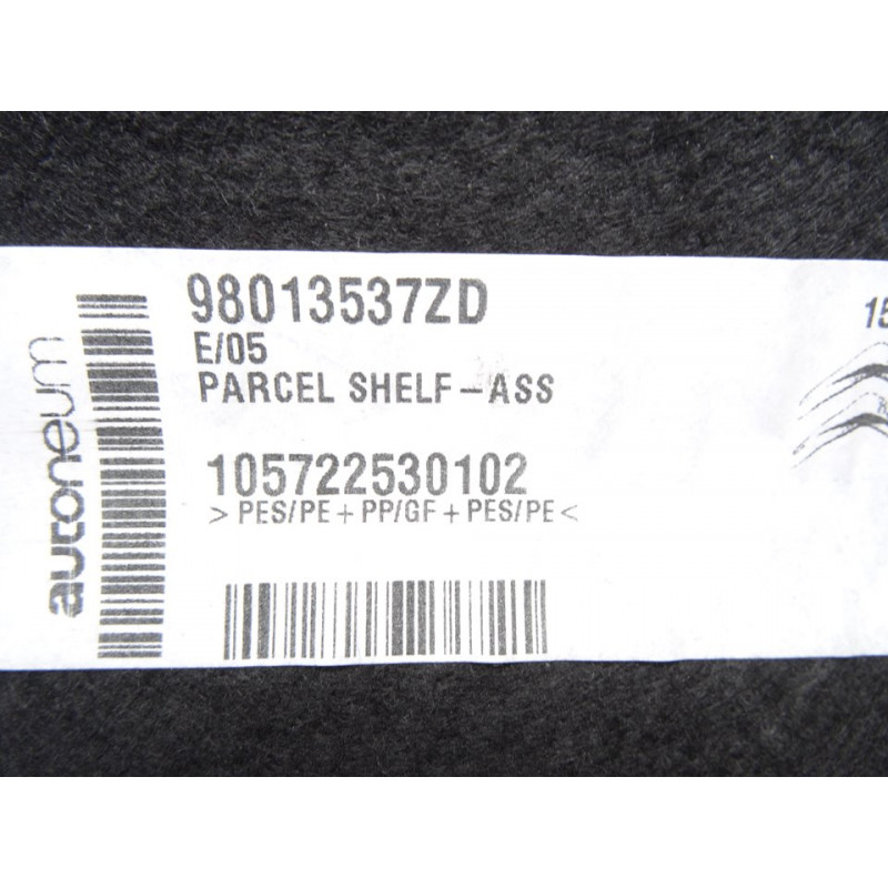 98013537ZD BANDEJA TRASERA CITROEN C4 CACTUS Feel 2019 98013537ZD 215290 CITROEN - 3