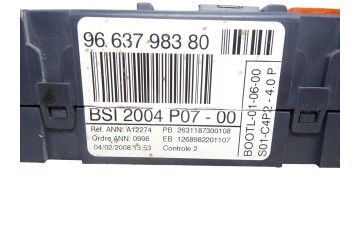 9663798380  CAJA RELES / FUSIBLES FIAT II SCUDO (272) COMBI L1H1 90 Multijet (5 pl.) 2010 9663798380 214552 FIAT - 2