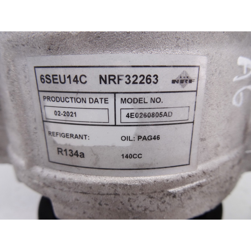 4E0260805AD COMPRESOR AIRE ACONDICIONADO AUDI A6 ALLROAD QUATTRO (4FH) 2.7 TDI  Quattro 2008 4E0260805AD 210365 AUDI - 3