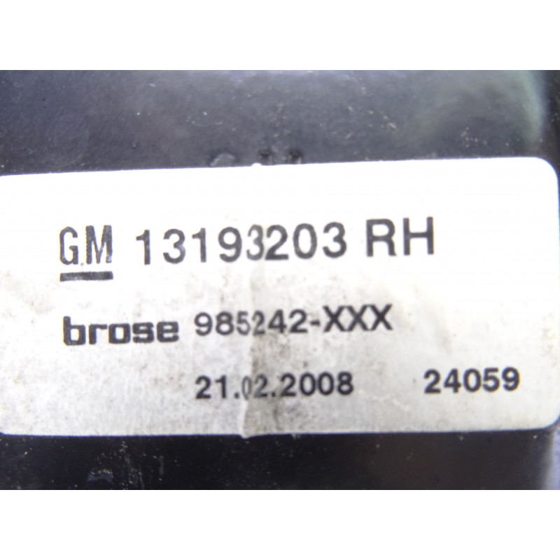 6 PIN ELEVALUNAS TRASERO DERECHO OPEL ASTRA H TWIN TOP Cosmo 2008 6 PIN 210972 OPEL - 3