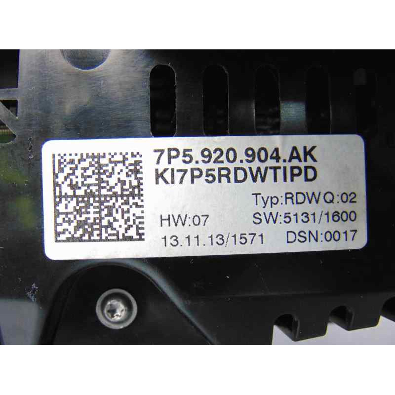 7P5920904AK CUADRO INSTRUMENTOS PORSCHE CAYENNE (TIPO 92A) Diesel 7P5920904AK 180945 PORSCHE - 1