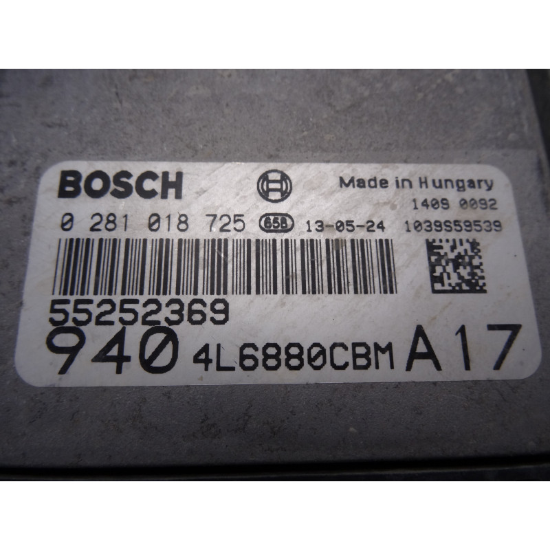 55252369  CENTRALITA MOTOR UCE ALFA ROMEO GIULIETTA (191) Distinctive 2013 55252369 210247 ALFA ROMEO - 1