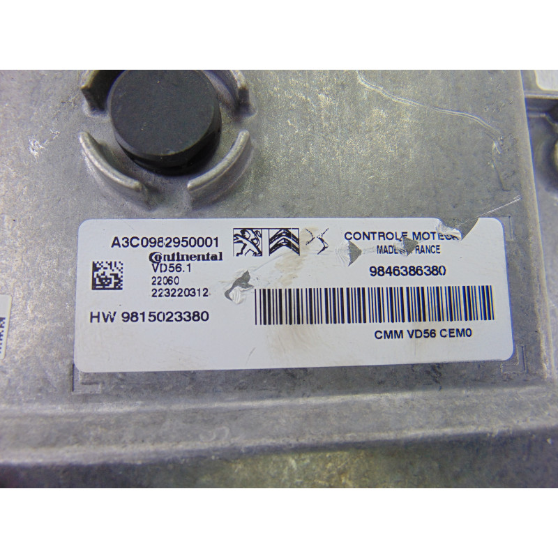 9815023380 CENTRALITA MOTOR UCE PEUGEOT 5008