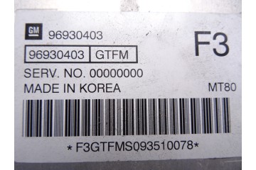 96930403 CENTRALITA MOTOR UCE CHEVROLET AVEO BERLINA LT 2010 96930403 212213 CHEVROLET - 1