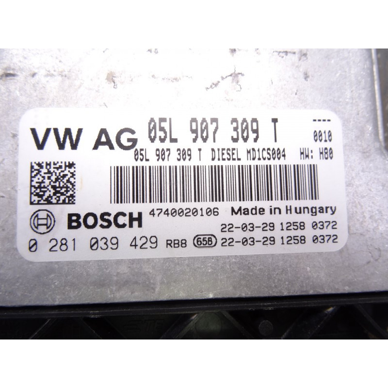 05L907309T  CENTRALITA MOTOR UCE AUDI Q3 (F3B) 35 TDI S line 2022 05L907309T 215031 AUDI - 2