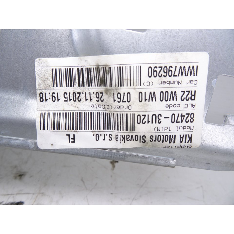 824703U120 ELEVALUNAS DELANTERO IZQUIERDO KIA SPORTAGE (SL)