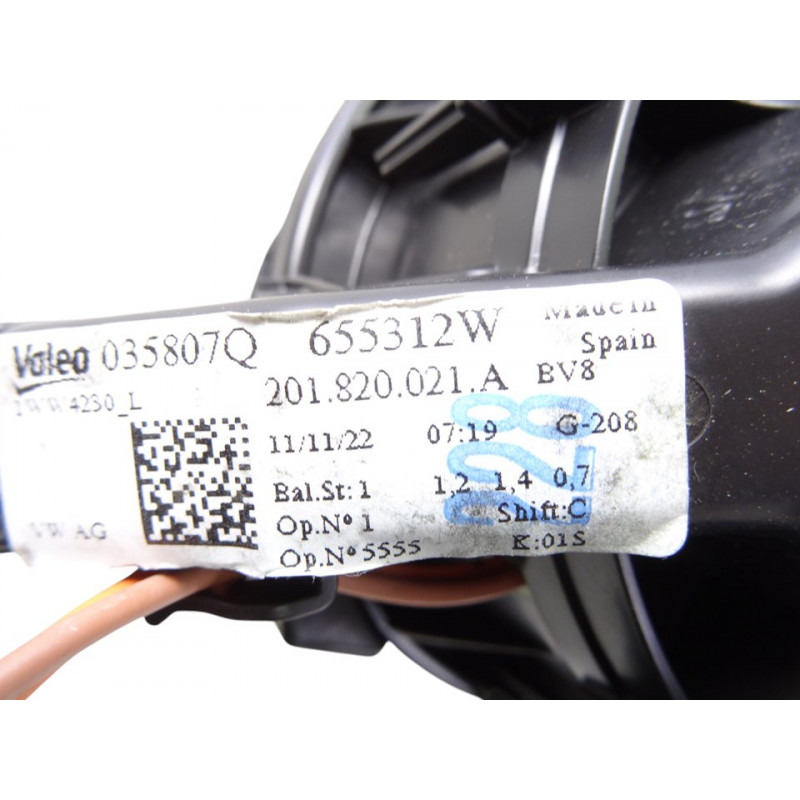 201820021A MOTOR CALEFACCION AUDI A1 SPORTBACK (GBA) 30 TFSI ADRENALIN 2023 201820021A 215552 AUDI - 1