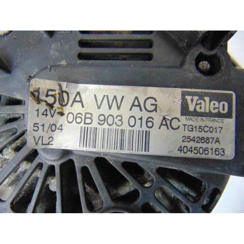 06B903016AC ALTERNADOR AUDI A4 AVANT (8E)