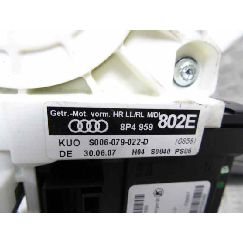 8P4959802E ELEVALUNAS TRASERO DERECHO AUDI A3 SPORTBACK (8PA) 1.9 TDI Ambiente 2007 8P4959802E 169179 AUDI - 1