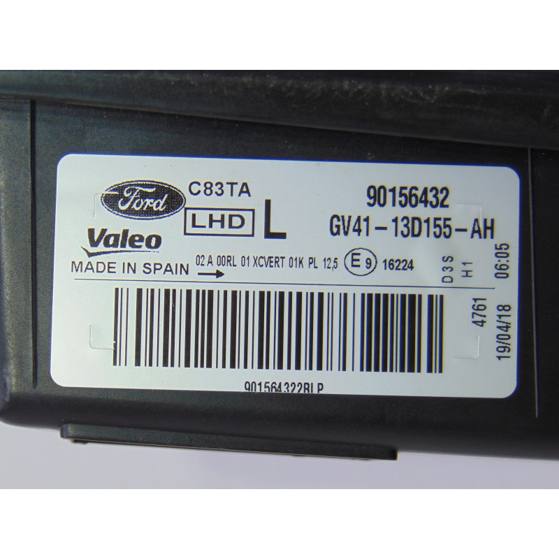 GV41-13D155-AH FARO IZQUIERDO FORD KUGA (CBS)