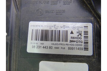9823144380 FARO DERECHO PEUGEOT 508