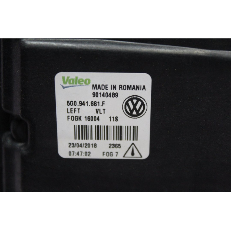 GRIS CENIZA PARAGOLPES DELANTERO VOLKSWAGEN GOLF VII BERLINA (BQ1/BE2) Advance 2018 GRIS CENIZA 213503 VOLKSWAGEN - 7