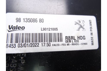 9813508680 PILOTO TRASERO IZQUIERDO PEUGEOT 508