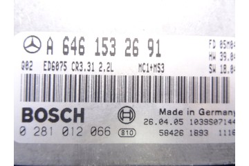 A6461532691 CENTRALITA MOTOR UCE MERCEDES-BENZ VITO FURGÓN (639)