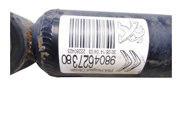 9804627380 AMORTIGUADOR TRASERO IZQUIERDO PEUGEOT 208 Style 2014 9804627380 215627 PEUGEOT - 1