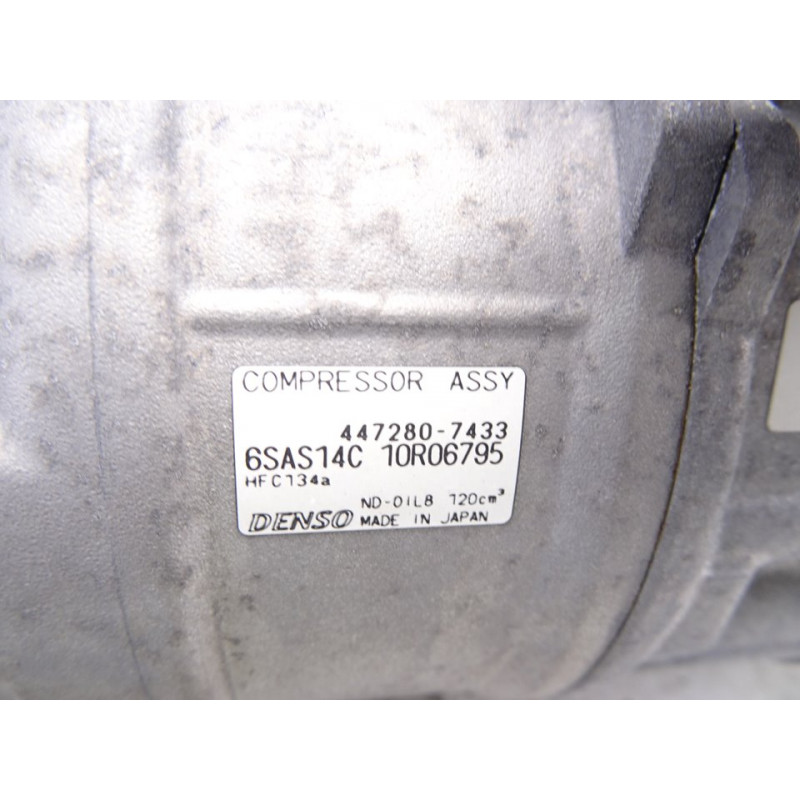 4472807433 COMPRESOR AIRE ACONDICIONADO MERCEDES-BENZ CLASE A (BM 176) A 180 CDI BlueEfficiency (176.012) 2015 4472807433 215648