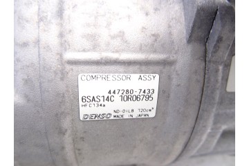 4472807433 COMPRESOR AIRE ACONDICIONADO MERCEDES-BENZ CLASE A (BM 176) A 180 CDI BlueEfficiency (176.012) 2015 4472807433 215648