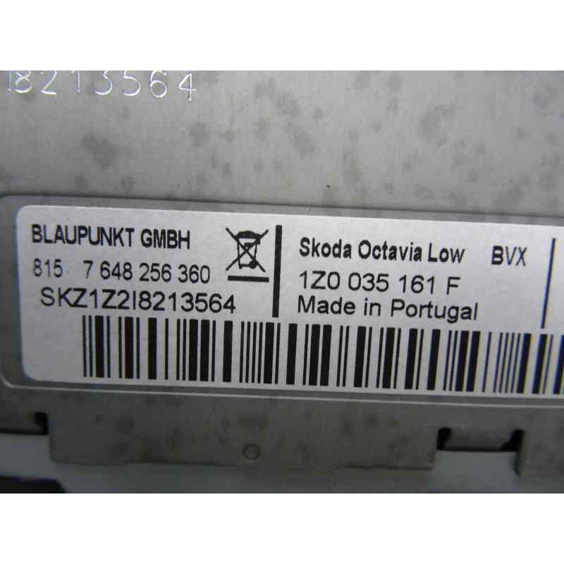1Z0035161F SISTEMA AUDIO / RADIO CD SKODA OCTAVIA BERLINA (1Z3) Ambition 1Z0035161F 169305 SKODA - 3
