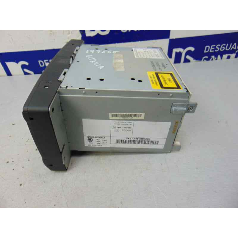 1Z0035156B SISTEMA AUDIO / RADIO CD SKODA OCTAVIA COMBI (1Z5) Elegance 2006 1Z0035156B 177568 SKODA - 2