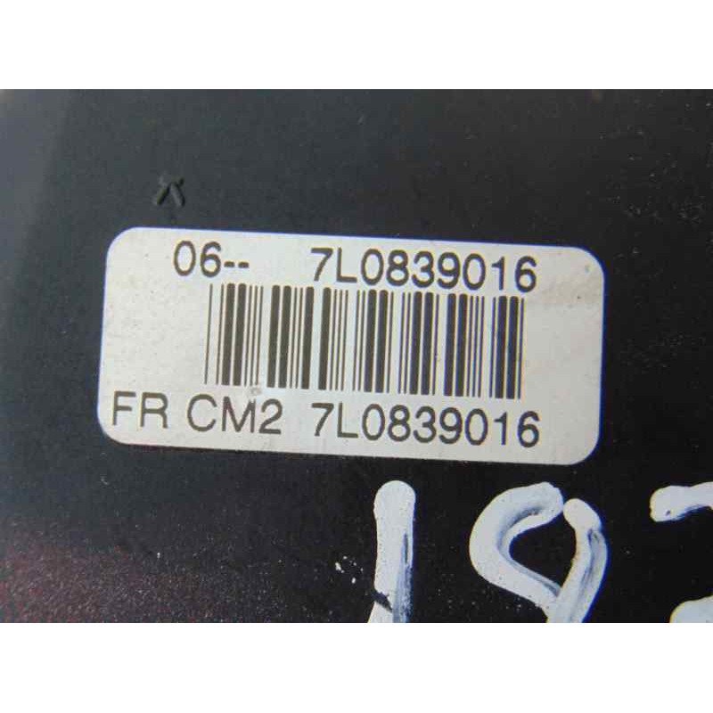 7L0839016 CERRADURA PUERTA TRASERA DERECHA VOLKSWAGEN GOLF V (1K1)(10.2003)
