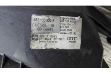 059133843B FILTRO AIRE AUDI A6 BERLINA (4F2) 3.0 TDI Quattro (165kW) 2004 059133843B 157195 AUDI - 5