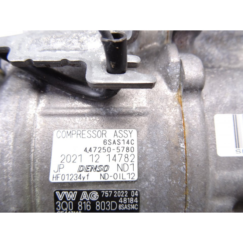 3Q0816803D  COMPRESOR AIRE ACONDICIONADO AUDI Q3 (F3B) 35 TDI S line 2022 3Q0816803D 215097 AUDI - 1