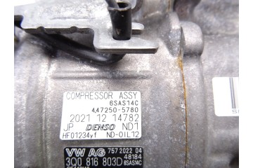 3Q0816803D  COMPRESOR AIRE ACONDICIONADO AUDI Q3 (F3B) 35 TDI S line 2022 3Q0816803D 215097 AUDI - 1