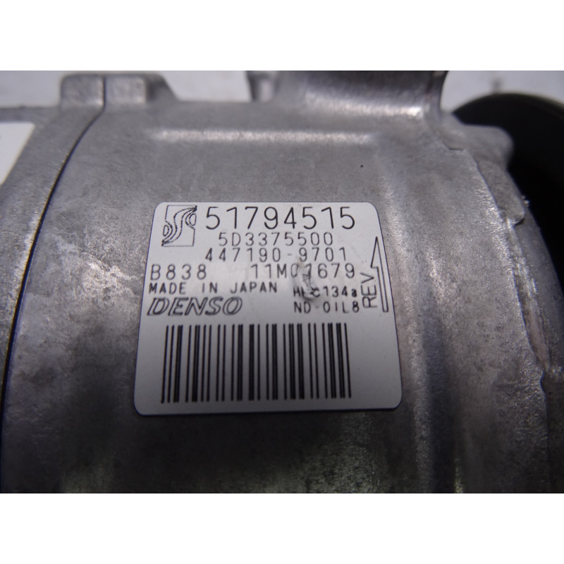 51794515 COMPRESOR AIRE ACONDICIONADO ABARTH PUNTO EVO (199)
