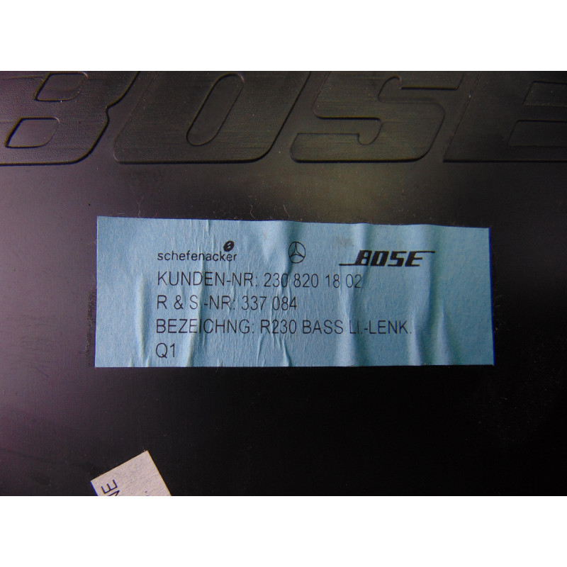 2308201802 NO IDENTIFICADO MERCEDES-BENZ SL (BM 230) ROADSTER 500 (230.475) 2003 2308201802 192590 MERCEDES-BENZ - 2