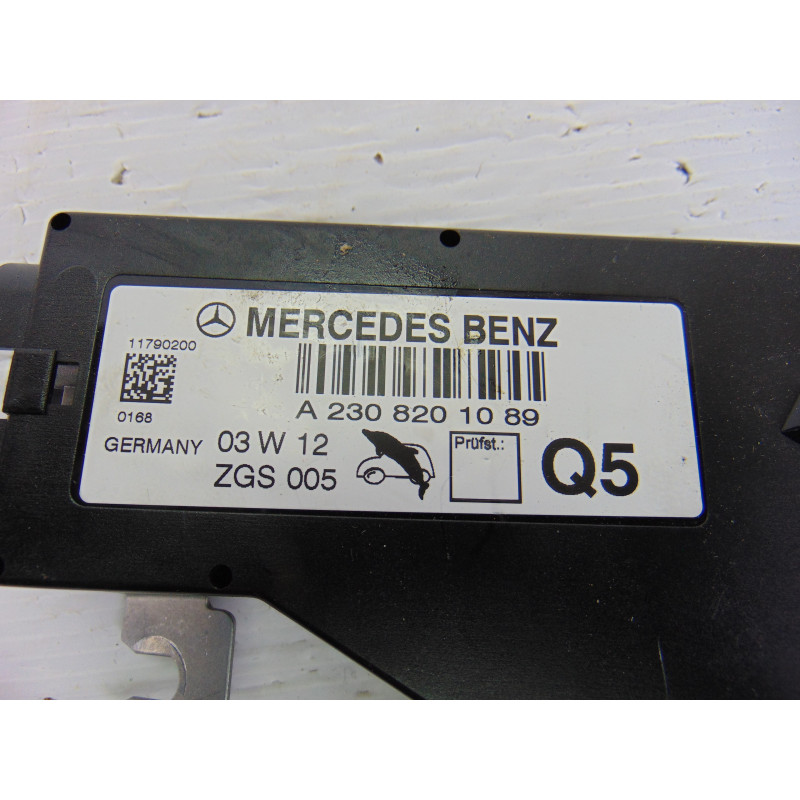 A2308201089 MODULO ELECTRONICO MERCEDES-BENZ SL (BM 230) ROADSTER 500 (230.475) 2003 A2308201089 192569 MERCEDES-BENZ - 2
