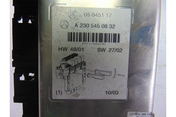 A2305450832 MODULO ELECTRONICO MERCEDES-BENZ SL (BM 230) ROADSTER 500 (230.475) 2003 A2305450832 192599 MERCEDES-BENZ - 3