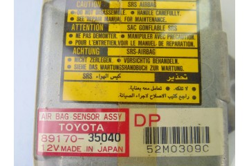 89170-35040 CENTRALITA AIRBAG TOYOTA LAND CRUISER (J9) TD  VX (5-ptas.) (KZJ95) 1997 89170-35040 202240 TOYOTA - 1