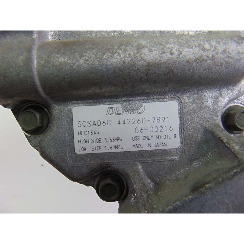 447260-7891 COMPRESOR AIRE ACONDICIONADO TOYOTA MR 2 ROADSTER (W30) 1.8 SMT Hardtop 2004 447260-7891 193949 TOYOTA - 2