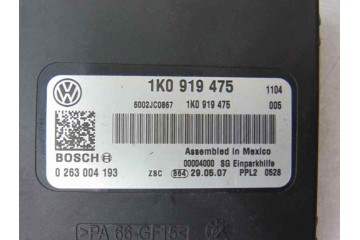 1K0919475  MODULO ELECTRONICO VOLKSWAGEN EOS (1F7)(2006) 2.0 TDI 2006 1K0919475 184039 VOLKSWAGEN - 2