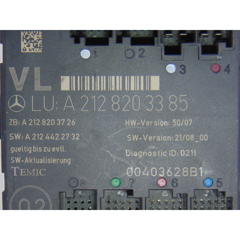 A2128203385 MODULO ELECTRONICO MERCEDES-BENZ CLASE GLK (BM 204)