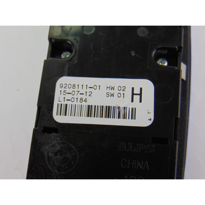 9208111 MANDO ELEVALUNAS DELANTERO IZQUIERDO BMW SERIE 3 BERLINA (F30)