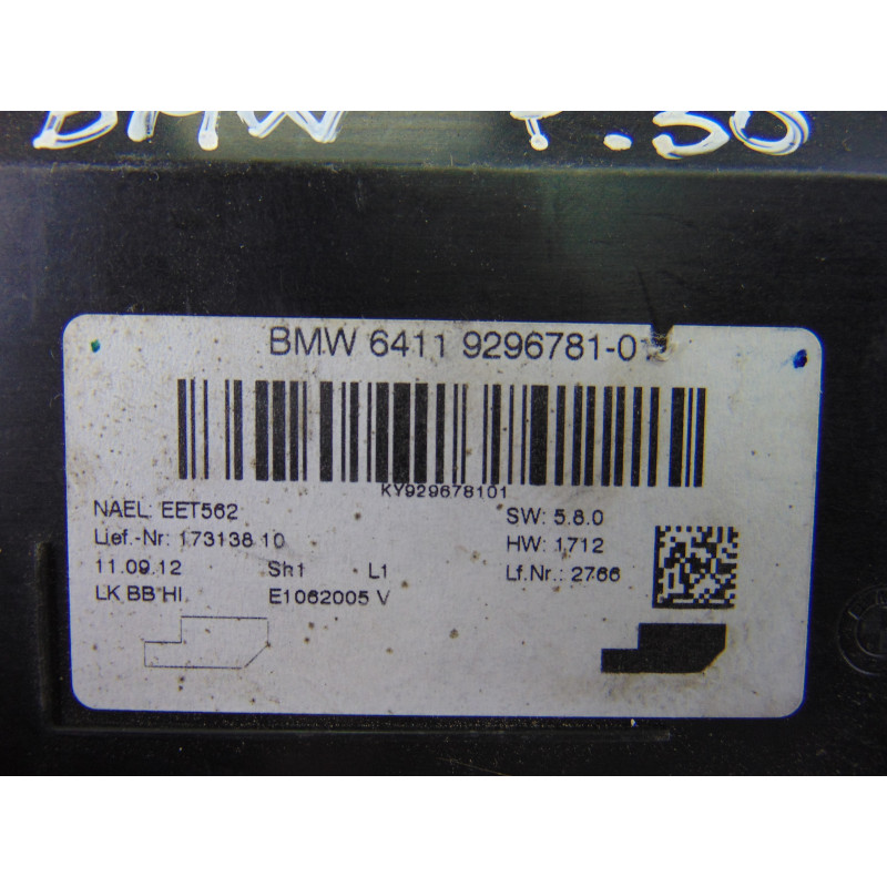 9296781 MODULO ELECTRONICO BMW SERIE 3 BERLINA (F30)