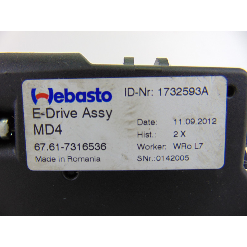 7316536 MOTOR TECHO ELECTRICO BMW SERIE 3 BERLINA (F30)