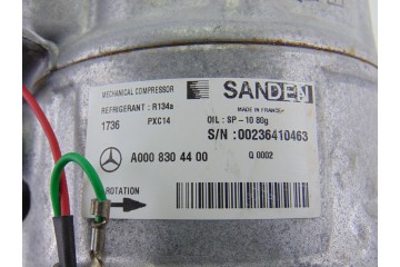 A0008304400 COMPRESOR AIRE ACONDICIONADO MERCEDES-BENZ CLASE C (BM 205) BERLINA C 300 CDI BlueTEC Hybrid (205.012) 2014 A0008304