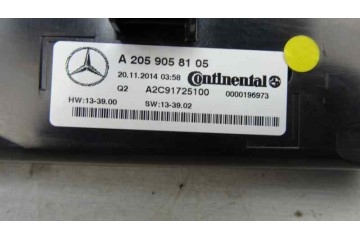 A2059058105 MANDO CLIMATIZADOR MERCEDES-BENZ CLASE C (BM 205) BERLINA C 300 CDI BlueTEC Hybrid (205.012) 2014 A2059058105 175493
