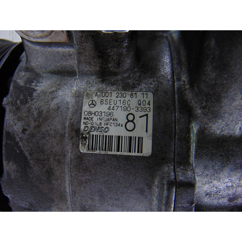 A0012808111  COMPRESOR AIRE ACONDICIONADO MERCEDES-BENZ CLS (BM 219) 350 CGI (219.357) 2006 A0012808111 192298 MERCEDES-BENZ - 1