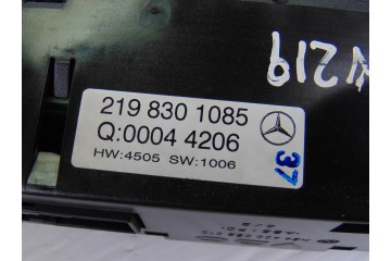 2198301085 MANDO CLIMATIZADOR MERCEDES-BENZ CLS (BM 219) 350 CGI (219.357) 2006 2198301085 192113 MERCEDES-BENZ - 2