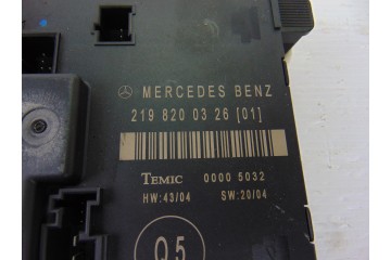 2198200326 MODULO ELECTRONICO MERCEDES-BENZ CLS (BM 219)