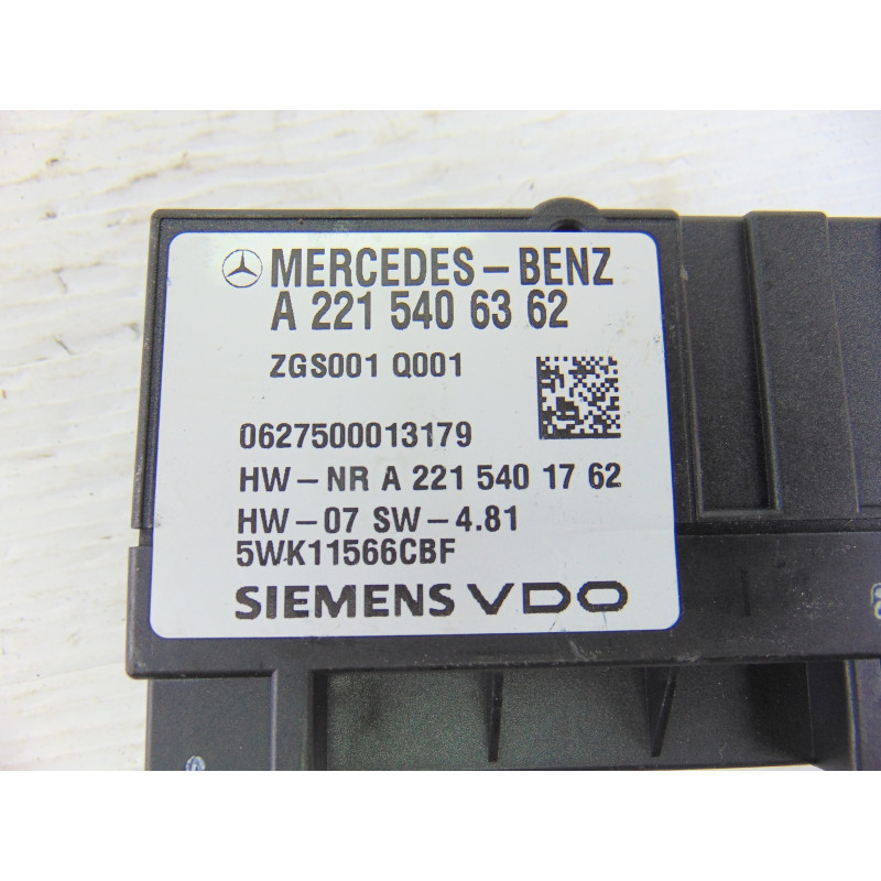 A2215406362 MODULO ELECTRONICO MERCEDES-BENZ CLS (BM 219)