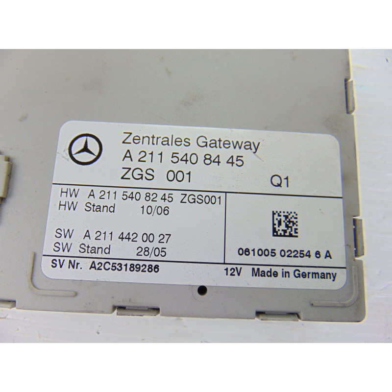 A2115408445 MODULO ELECTRONICO MERCEDES-BENZ CLS (BM 219)