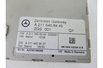 A2115408445 MODULO ELECTRONICO MERCEDES-BENZ CLS (BM 219)