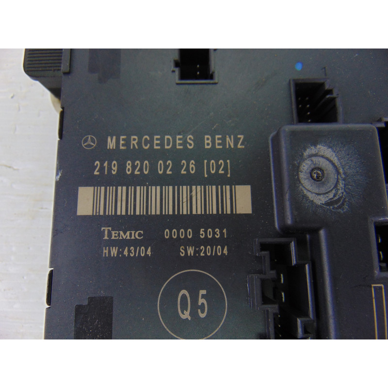 2198200226 MODULO ELECTRONICO MERCEDES-BENZ CLS (BM 219)